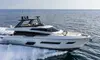 Luxurious yacht cruising Adriatic Sea near Dubrovnik, offering elegant and comfortable travel experiences along Croatian coast