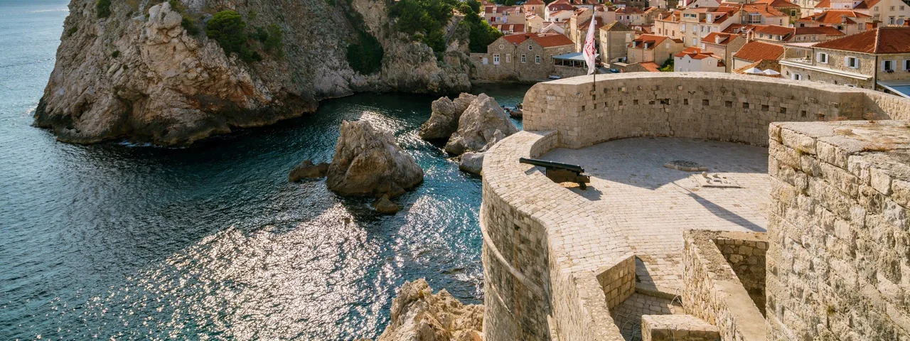 Lovrijenac Fortress and Dubrovnik city walls — iconic Game of Thrones filming locations in Croatia