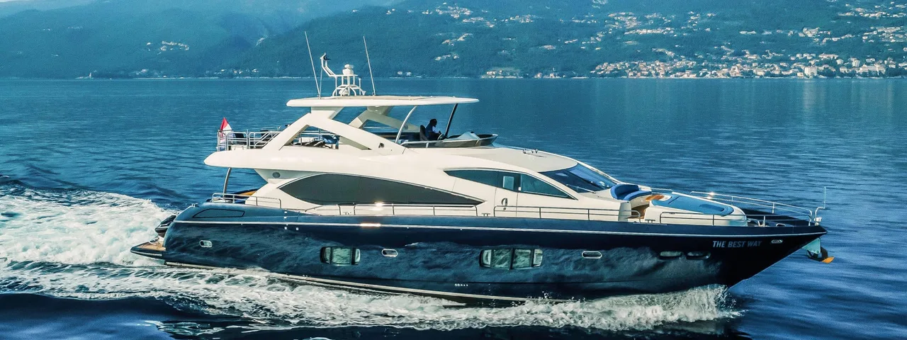 The Best Way luxury crewed yacht — exterior view, Adriatic Sea Croatia