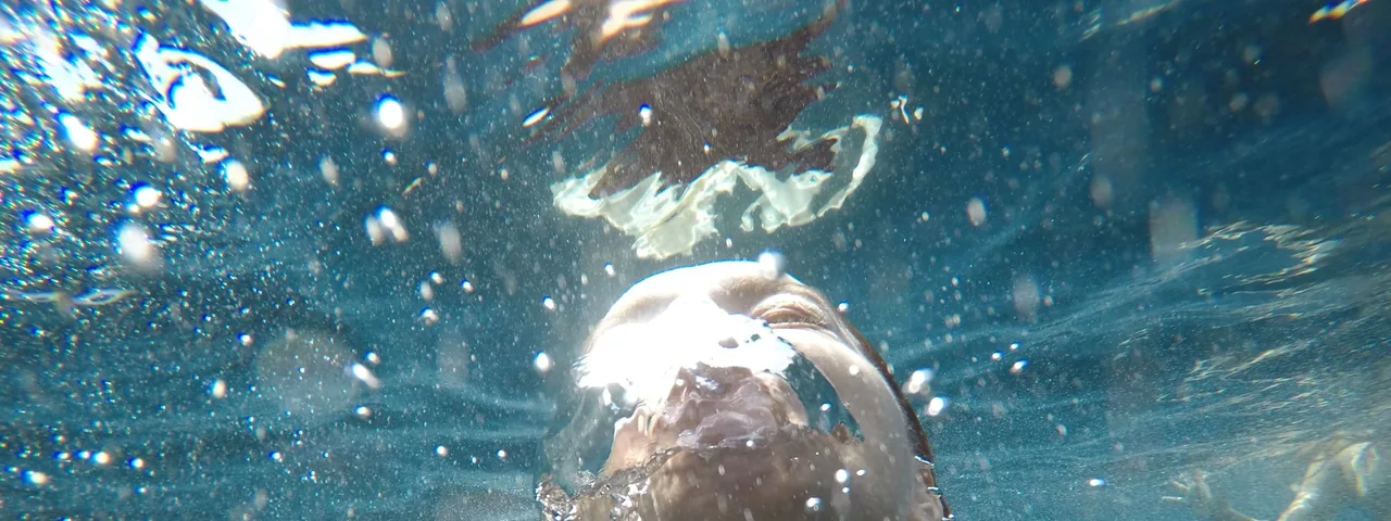 Snorkeling stop on Private Blue Cave Tour Dubrovnik in clear Adriatic cave waters