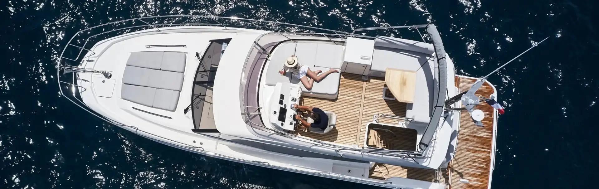 Luxury yacht cruising on crystal-clear Adriatic waters near Dubrovnik