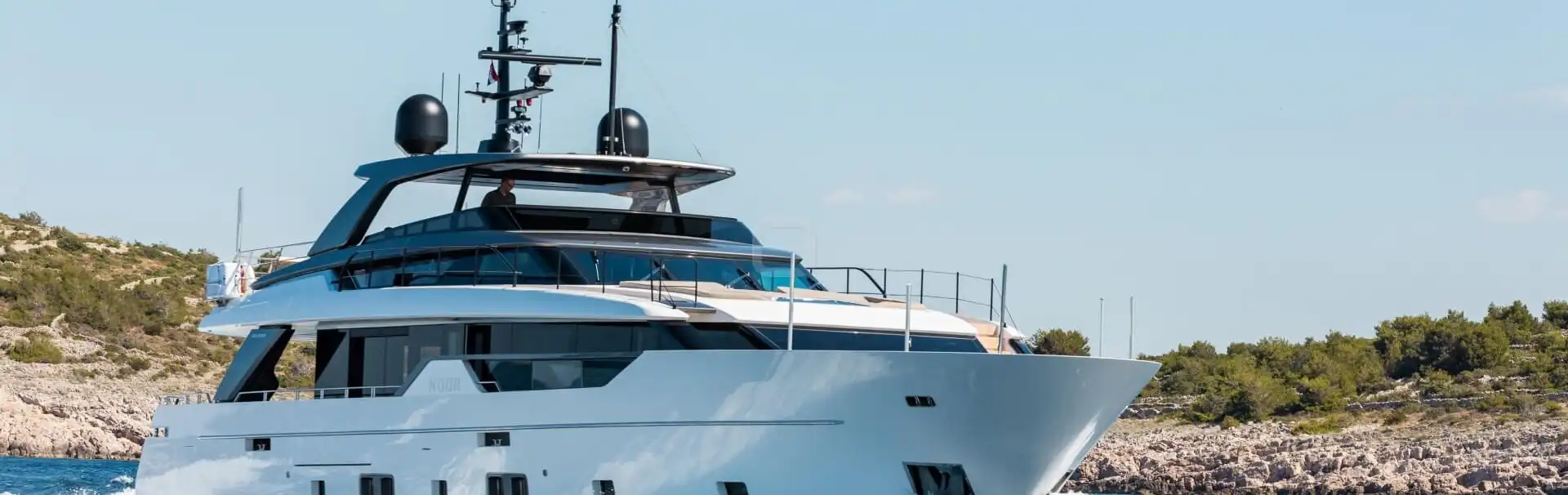 The 31.1-meter San Lorenzo 102 A - M/Y NOOR II, one of the most interesting 2020 yachts, is offered for Adriatic Sea yacht charter. 