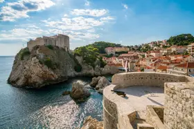 Lovrijenac Fortress and Dubrovnik city walls — iconic Game of Thrones filming locations in Croatia