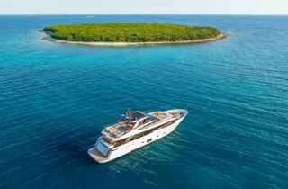 Primus luxury crewed yacht exterior photo 2, Adriatic Sea Croatia