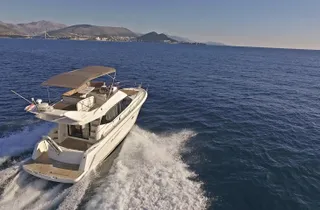 Prestige 400 flybridge yacht option for Private Blue Cave Tour Dubrovnik luxury charter