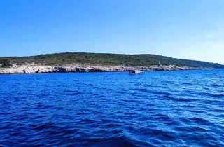 Luxury yacht on the Adriatic near Split