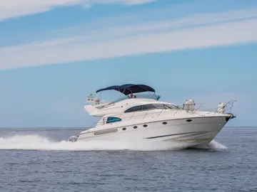 Luxury yacht cruising Adriatic Sea near Dubrovnik. Elafiti Islands boat tour on M/Y Malawi Fairline. Private charter experience.