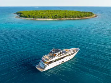 Primus luxury crewed yacht exterior photo 2, Adriatic Sea Croatia