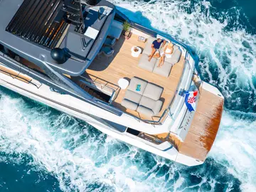 Primus luxury crewed yacht exterior photo 3, Adriatic Sea Croatia