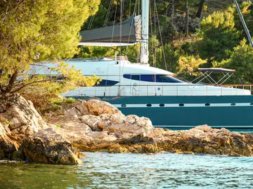 San Limi luxury crewed yacht exterior photo 3, Adriatic Sea Croatia
