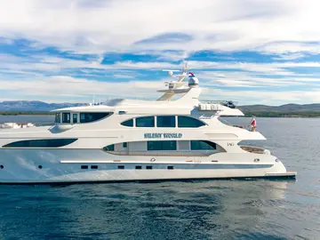 Silent World luxury crewed yacht exterior photo 6, Adriatic Sea Croatia