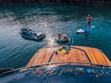 The Best Way yacht water toys and tender — charter activities Croatia