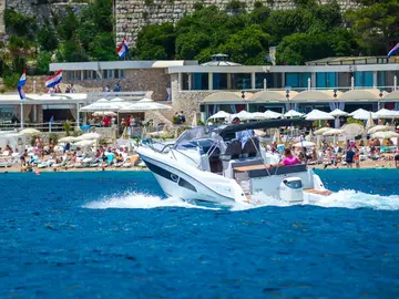 Jeanneau Cap Camarat 9 WA speedboat for private charter in Dubrovnik, Croatia