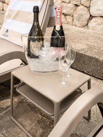 Champange on the tour