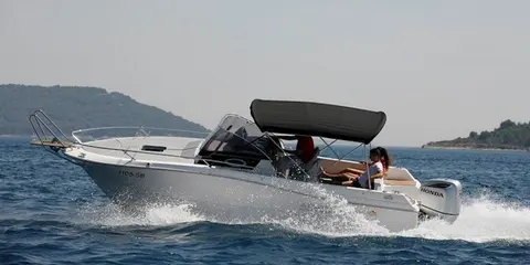 Atlantic 730 Sun Cruiser speedboat on the Adriatic — private charter Dubrovnik