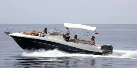 Dubrovnik high class boat rent: Speedboat tour of the Blue Cave with Cap Camarat 755