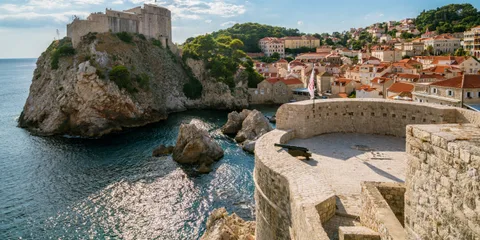 Lovrijenac Fortress and Dubrovnik city walls — iconic Game of Thrones filming locations in Croatia