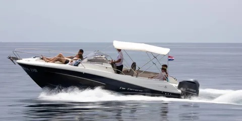 Dubrovnik high class boat rent: Speedboat tour of the Blue Cave with Cap Camarat 755
