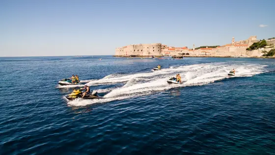 Jet ski safari tour along the dubrovnik riviera 1