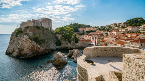 Lovrijenac Fortress and Dubrovnik city walls — iconic Game of Thrones filming locations in Croatia