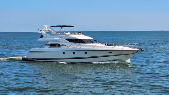 Sunseeker Manhattan 62 luxury motor yacht cruising the Croatian Adriatic