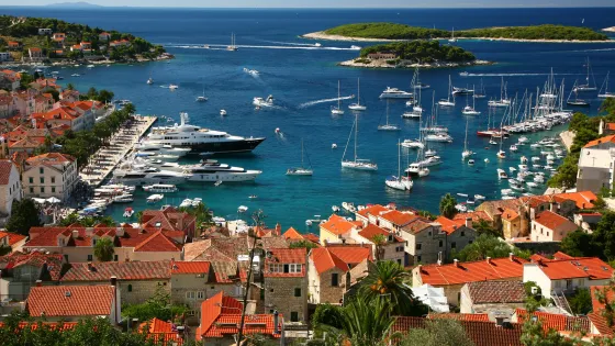 Hvar town - book your private transfer from Dubrovnik to Hvar