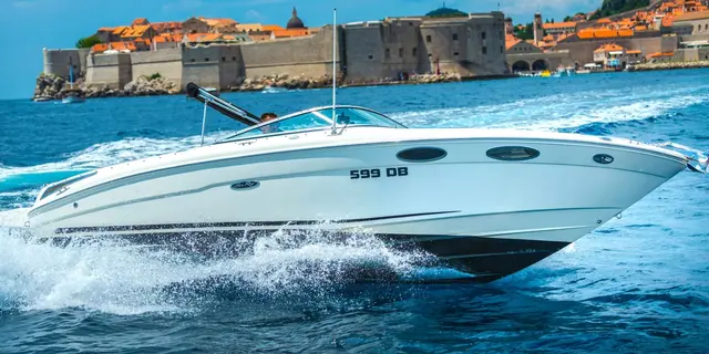Dubrovnik boat charter, walled city view