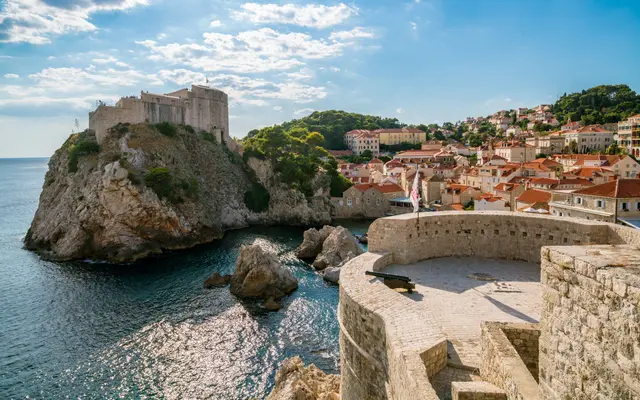 Lovrijenac Fortress and Dubrovnik city walls — iconic Game of Thrones filming locations in Croatia