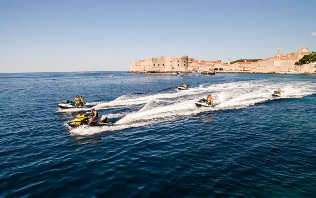 Jet ski safari tour along the dubrovnik riviera 1