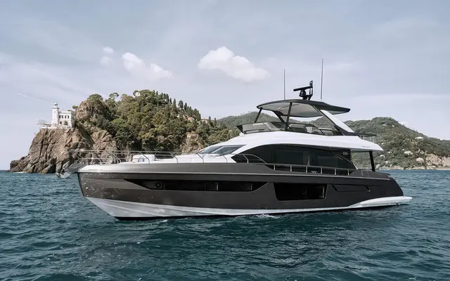 Aglaya luxury crewed yacht — exterior view, Adriatic Sea Croatia