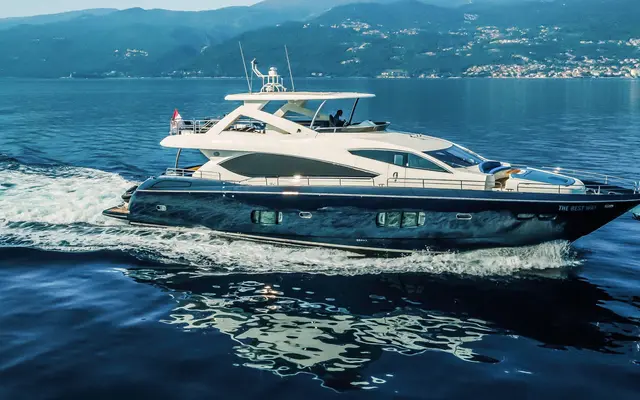 The Best Way luxury crewed yacht — exterior view, Adriatic Sea Croatia