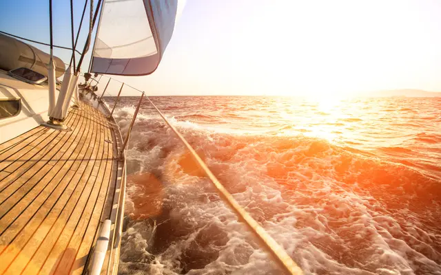 Private sailing tour departing from Hvar — sunset cruise along the Croatian Adriatic coast