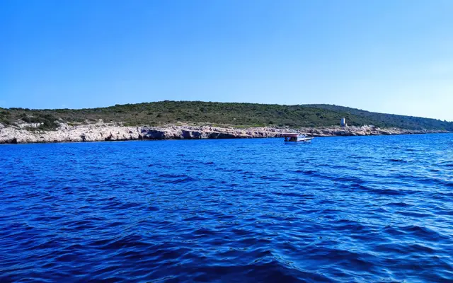 Luxury yacht on the Adriatic near Split