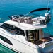  Prestige Yachts 420 maximu guest cruising capacity is 10 but we recommend this boat for groups 2-8 persons.
