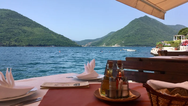 Waterfront dining in Dubrovnik. Book your luxury trip with Tendo.
