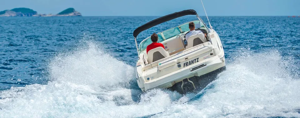 Luxury boat charter in Dubrovnik. Island hopping and crystal-clear waters await!