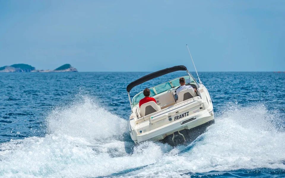 Luxury boat charter in Dubrovnik. Island hopping and crystal-clear waters await!