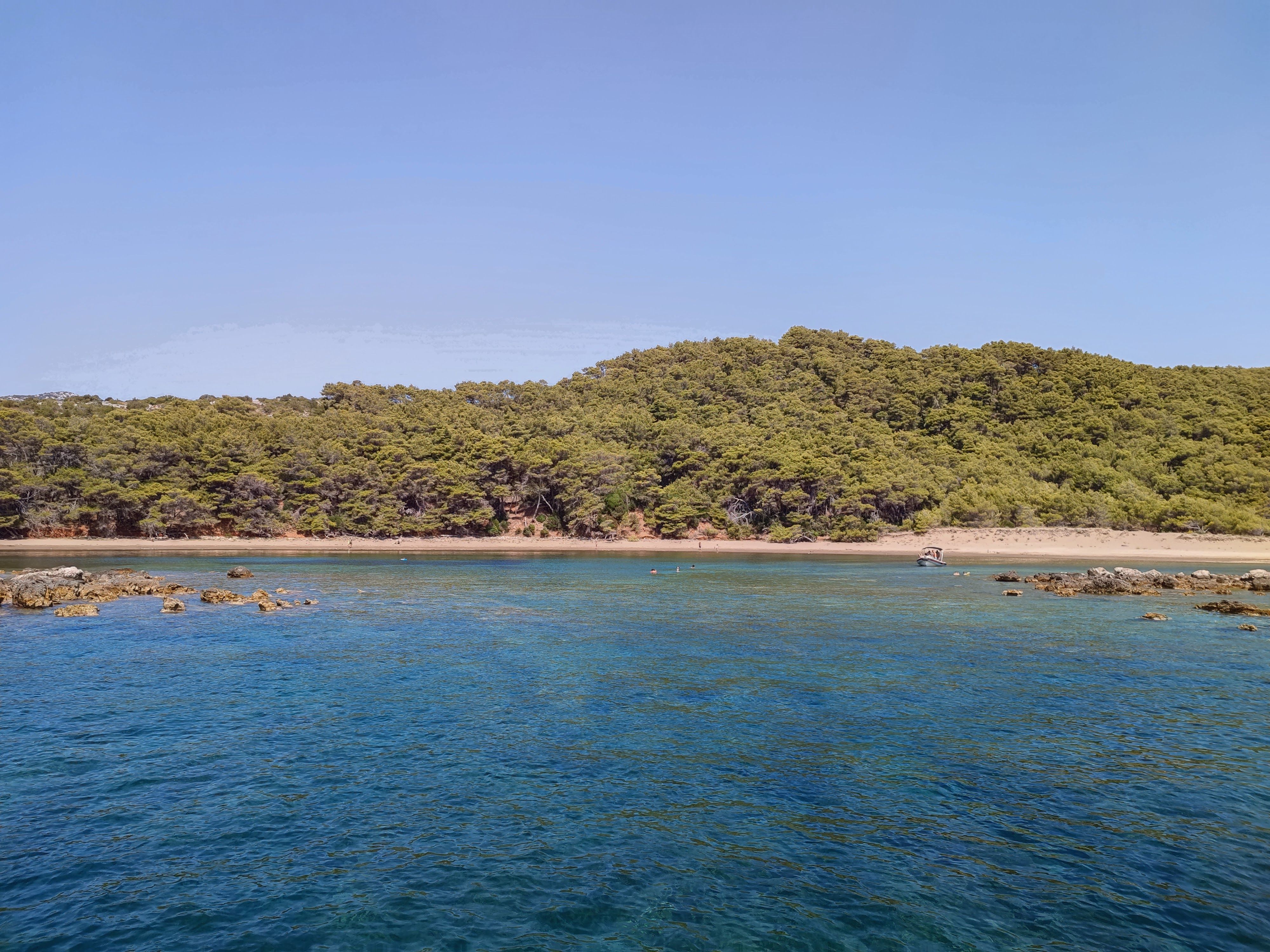Mljet's Emerald Coastline: Where Green Forests Meet Azure Seas