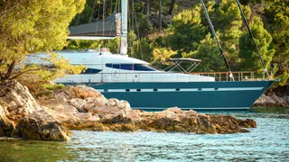 San Limi luxury crewed yacht exterior photo 3, Adriatic Sea Croatia