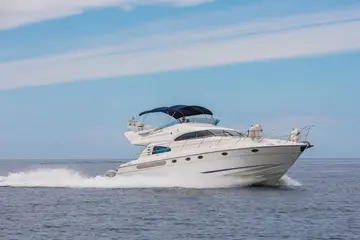 Luxury yacht cruising Adriatic Sea near Dubrovnik. Elafiti Islands boat tour on M/Y Malawi Fairline. Private charter experience.