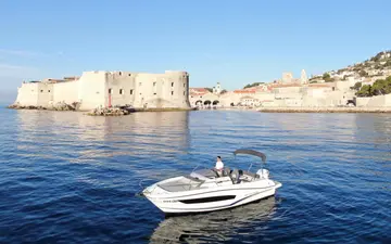 Dubrovnik speedboat tour. Book a luxury Jeanneau Cap Camarat 755 with Tendo Travel. #Dubrovnik #Croatia