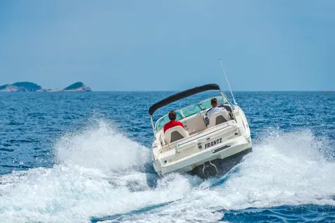 Luxury boat charter in Dubrovnik. Island hopping and crystal-clear waters await!