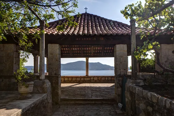 Renaissance pavilion at Trsteno Arboretum near Dubrovnik — Game of Thrones King's Landing palace garden filming location