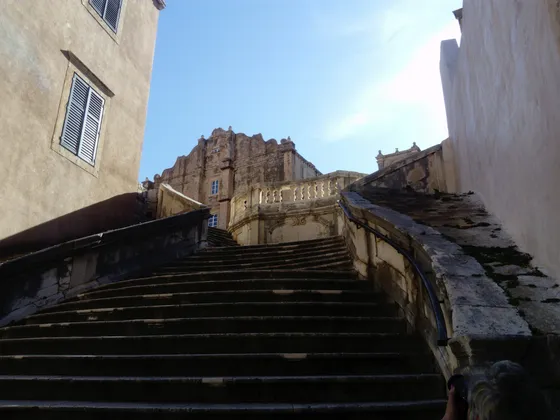 Dubrovnik Jesuit Stairs — Cersei's Walk of Shame filming location from Game of Thrones Season 5