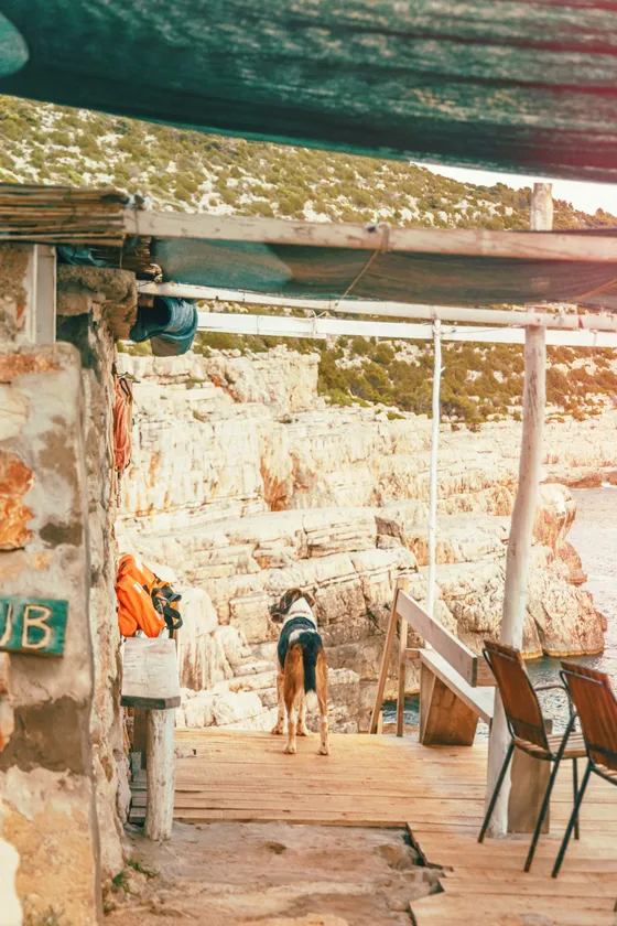 Adriatic coastline near Hvar and Pakleni Islands — private motorboat tour