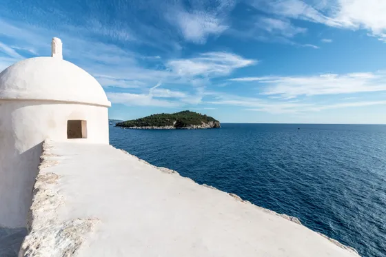 Lokrum Island beckons.  Dubrovnik departures with Tendo Luxury Travel.