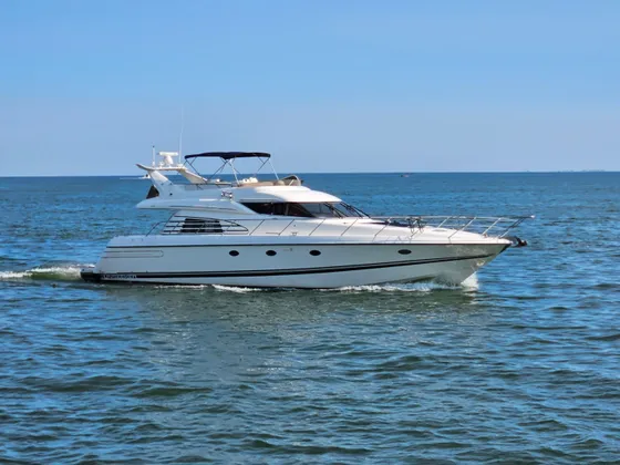 Sunseeker Manhattan 62 luxury motor yacht cruising the Croatian Adriatic