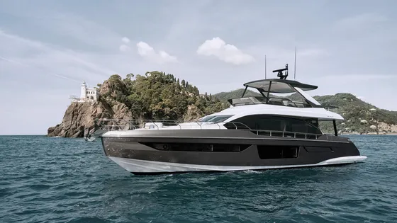 Aglaya luxury crewed yacht — exterior view, Adriatic Sea Croatia