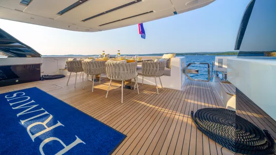 Primus luxury crewed yacht exterior photo 10, Adriatic Sea Croatia