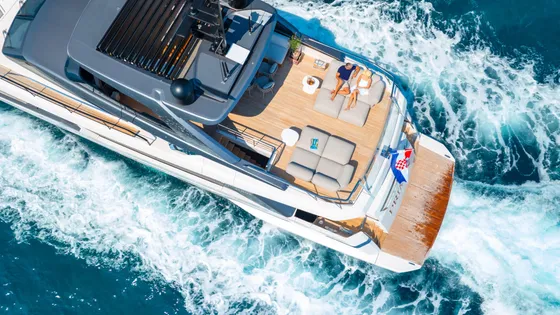 Primus luxury crewed yacht exterior photo 3, Adriatic Sea Croatia